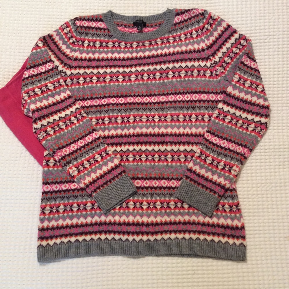 Talbots Crewneck Sweater Lambswool Blend Sz SP